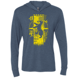 T-Shirts Indigo / X-Small Magic H House Triblend Long Sleeve Hoodie Tee