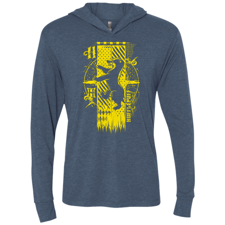 T-Shirts Indigo / X-Small Magic H House Triblend Long Sleeve Hoodie Tee