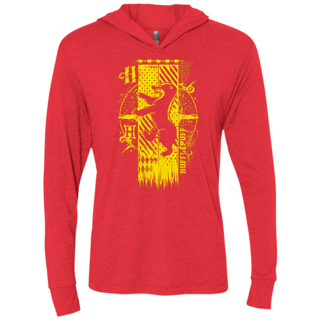 T-Shirts Vintage Red / X-Small Magic H House Triblend Long Sleeve Hoodie Tee