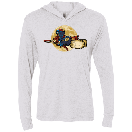 T-Shirts Heather White / X-Small MAGIC LOVE Triblend Long Sleeve Hoodie Tee