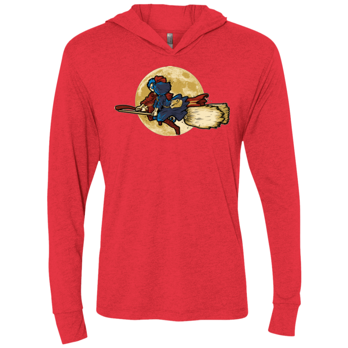 T-Shirts Vintage Red / X-Small MAGIC LOVE Triblend Long Sleeve Hoodie Tee