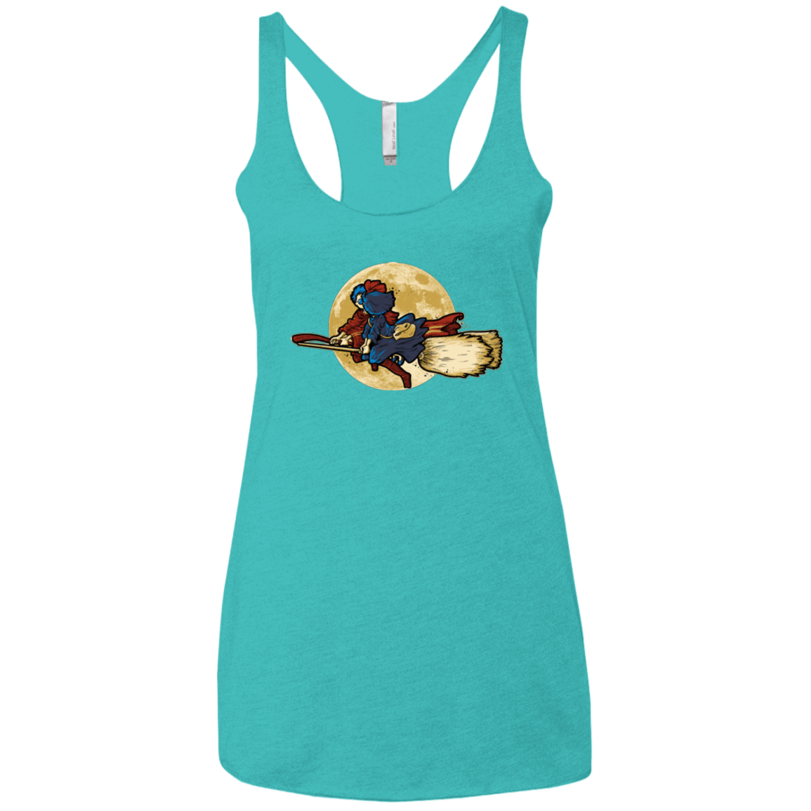 T-Shirts Tahiti Blue / X-Small MAGIC LOVE Women's Triblend Racerback Tank