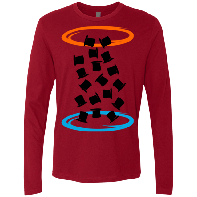 T-Shirts Cardinal / Small Magic portal Men's Premium Long Sleeve