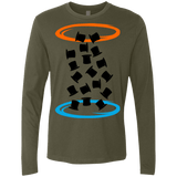 T-Shirts Military Green / Small Magic portal Men's Premium Long Sleeve