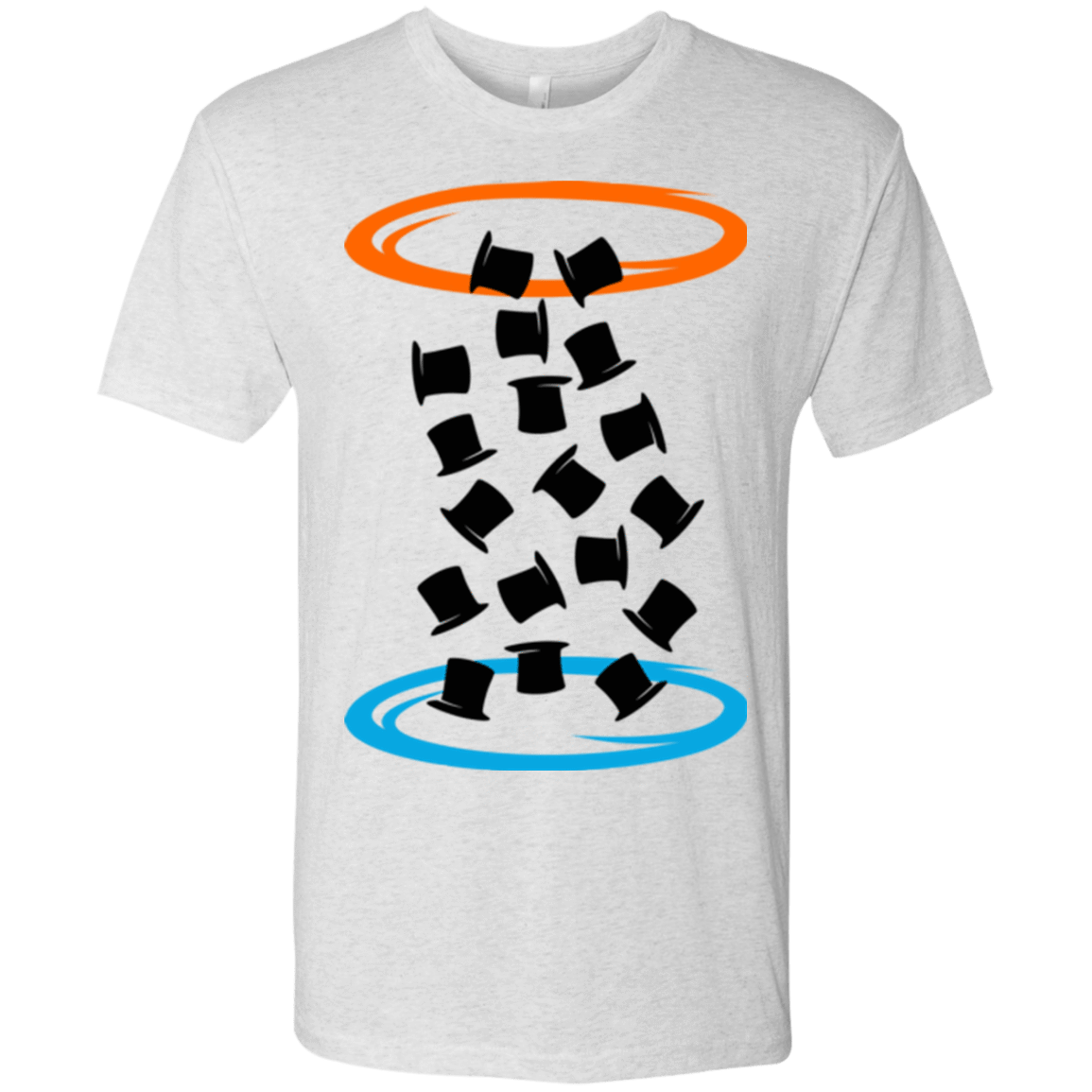 T-Shirts Heather White / Small Magic portal Men's Triblend T-Shirt