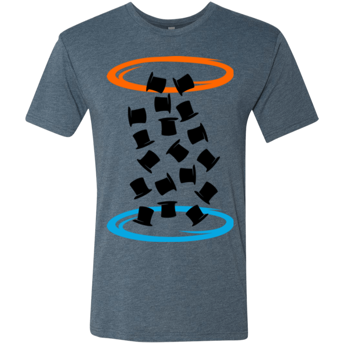 T-Shirts Indigo / Small Magic portal Men's Triblend T-Shirt