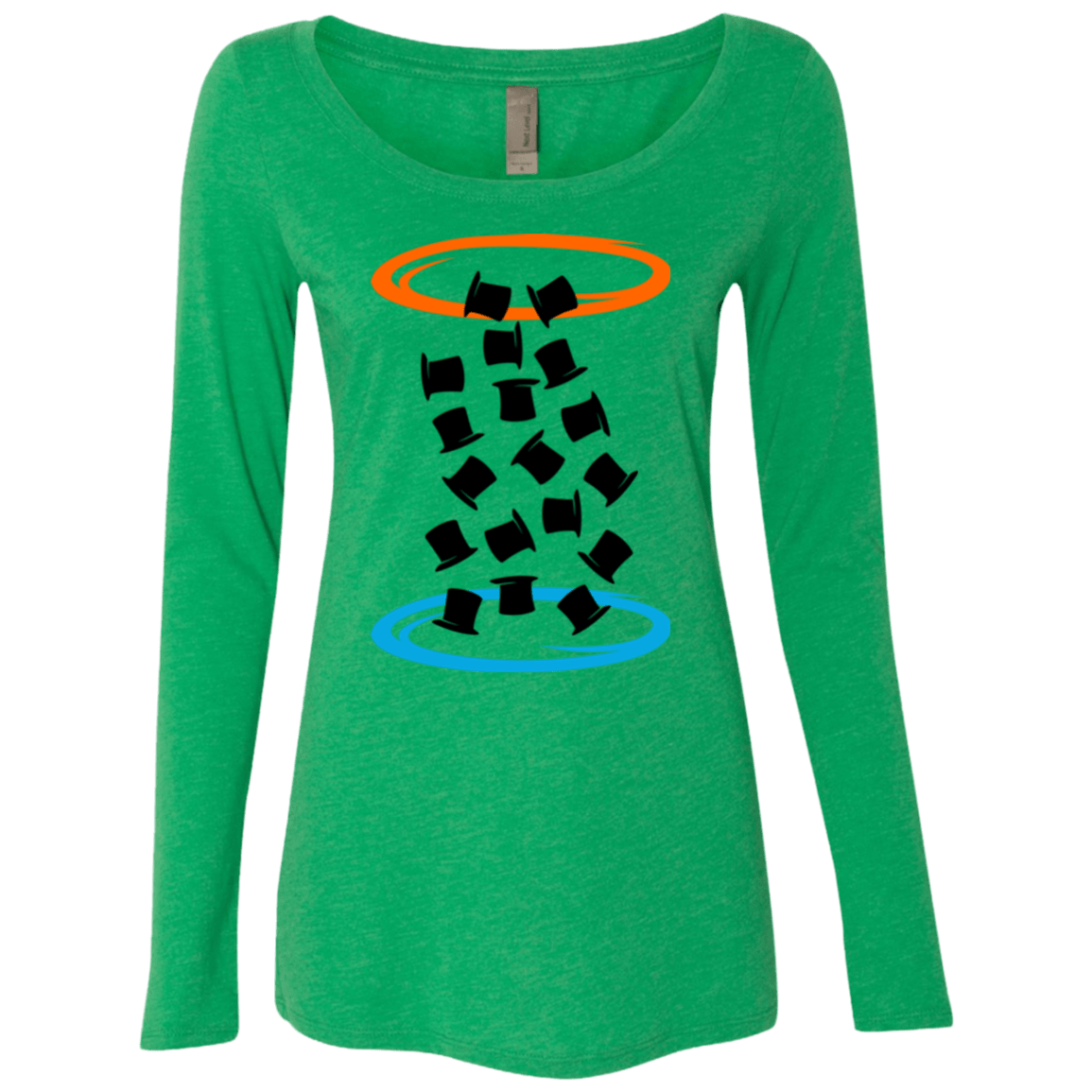 T-Shirts Envy / Small Magic portal Women's Triblend Long Sleeve Shirt