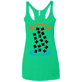 T-Shirts Envy / X-Small Magic portal Women's Triblend Racerback Tank