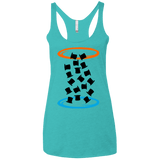 T-Shirts Tahiti Blue / X-Small Magic portal Women's Triblend Racerback Tank