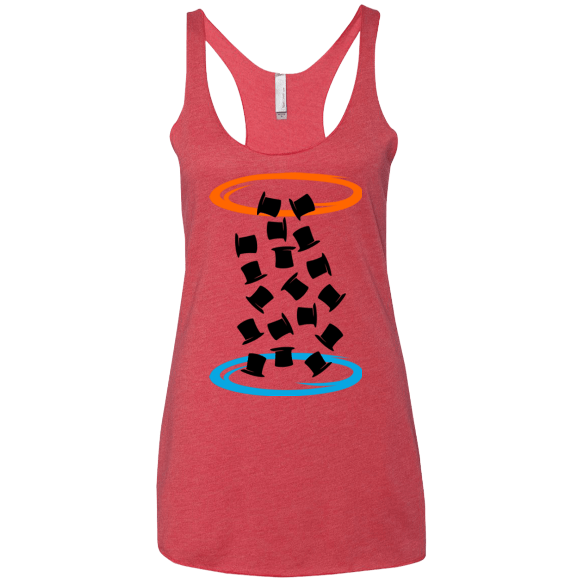 T-Shirts Vintage Red / X-Small Magic portal Women's Triblend Racerback Tank