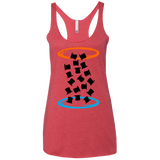 T-Shirts Vintage Red / X-Small Magic portal Women's Triblend Racerback Tank