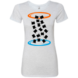T-Shirts Heather White / Small Magic portal Women's Triblend T-Shirt