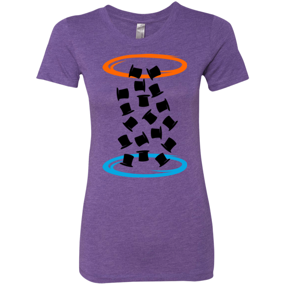 T-Shirts Purple Rush / Small Magic portal Women's Triblend T-Shirt