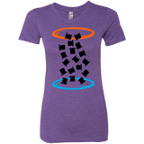 T-Shirts Purple Rush / Small Magic portal Women's Triblend T-Shirt
