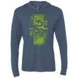 T-Shirts Indigo / X-Small Magic S House Triblend Long Sleeve Hoodie Tee