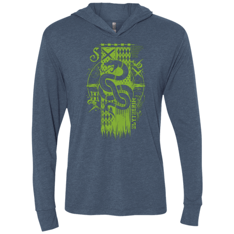 T-Shirts Indigo / X-Small Magic S House Triblend Long Sleeve Hoodie Tee