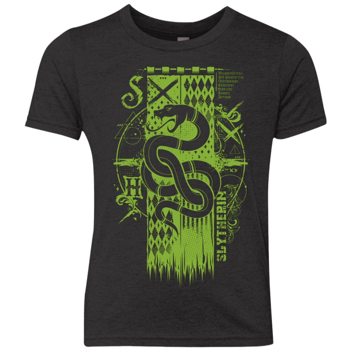 T-Shirts Vintage Black / YXS Magic S House Youth Triblend T-Shirt