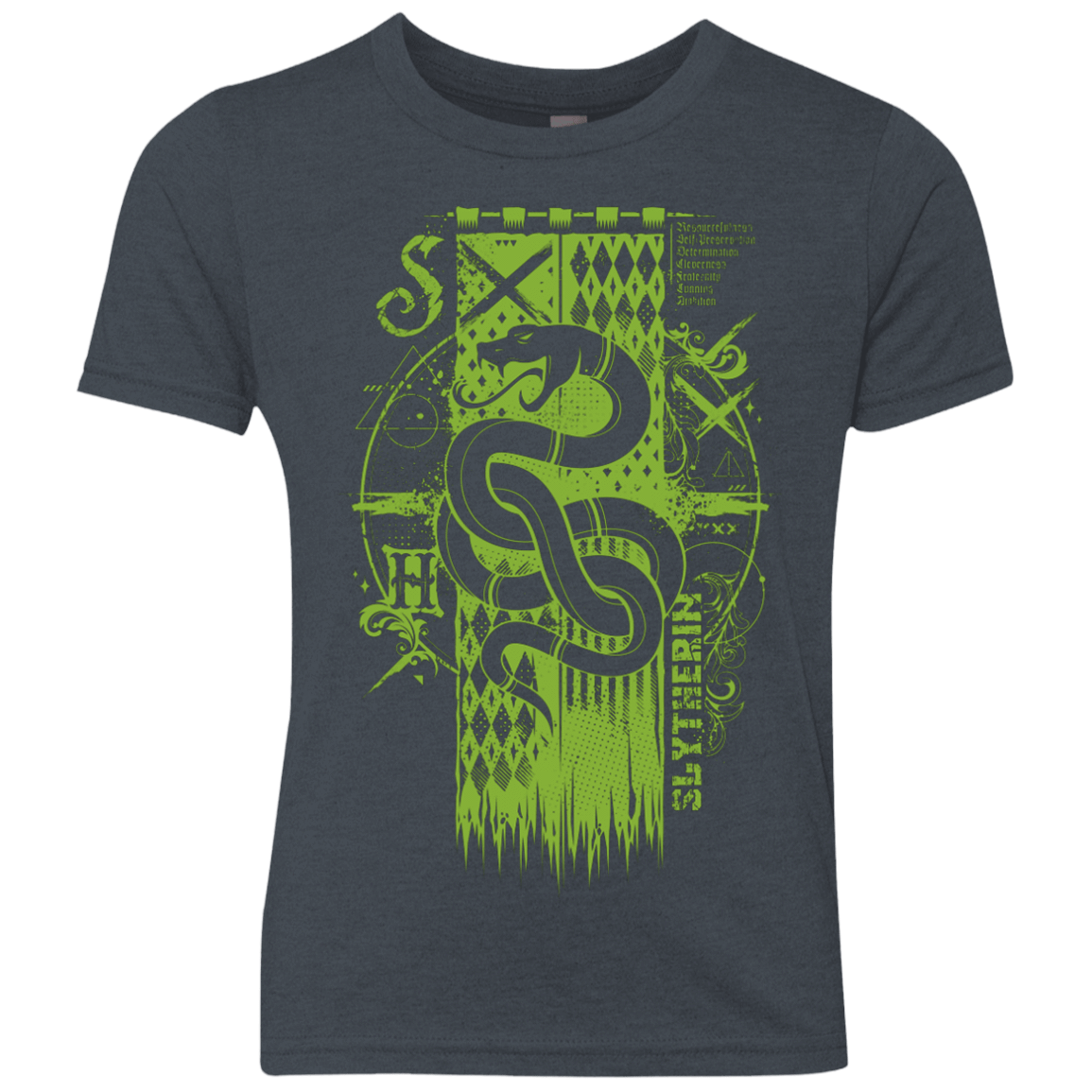 T-Shirts Vintage Navy / YXS Magic S House Youth Triblend T-Shirt