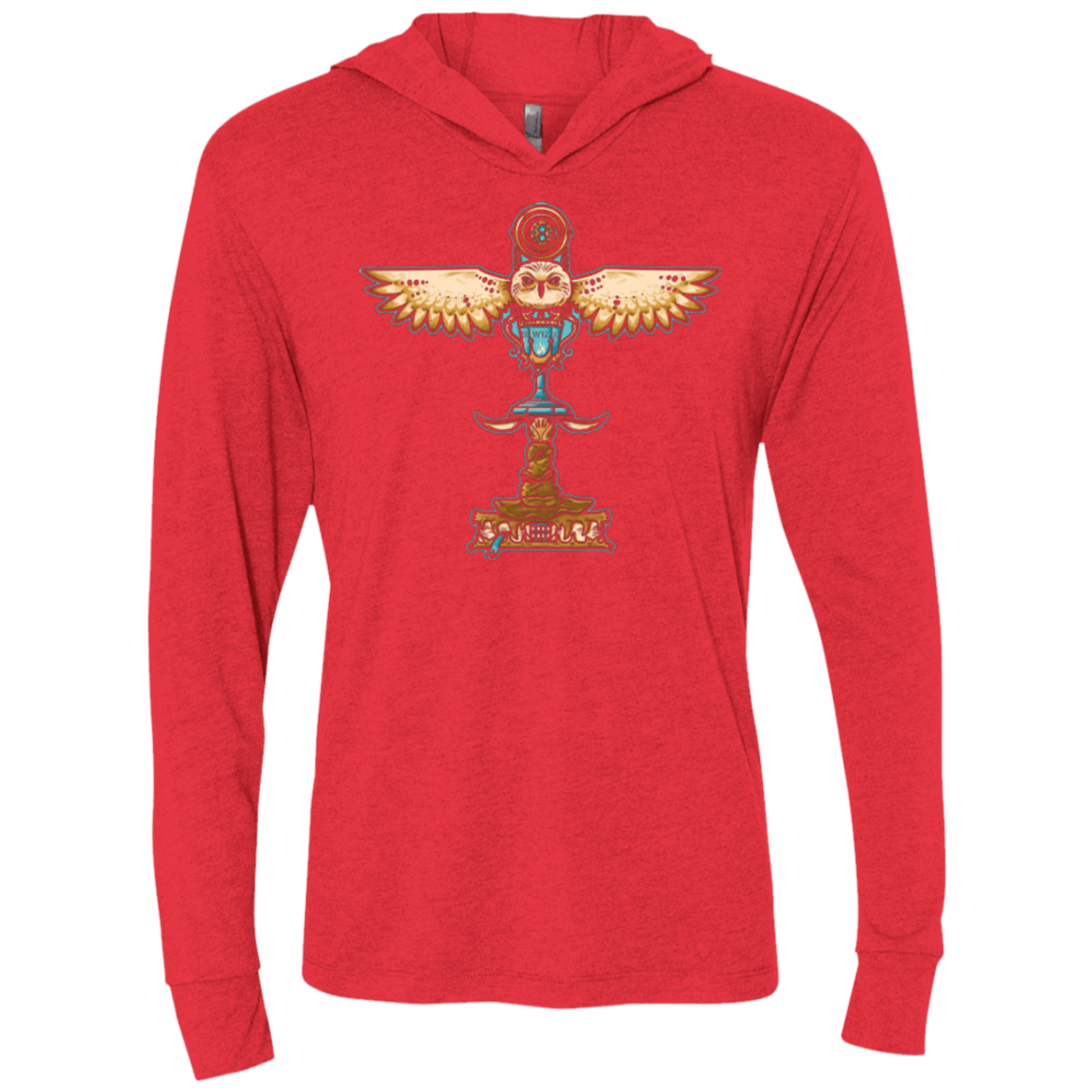 T-Shirts Vintage Red / X-Small MAGIC TOTEM Triblend Long Sleeve Hoodie Tee