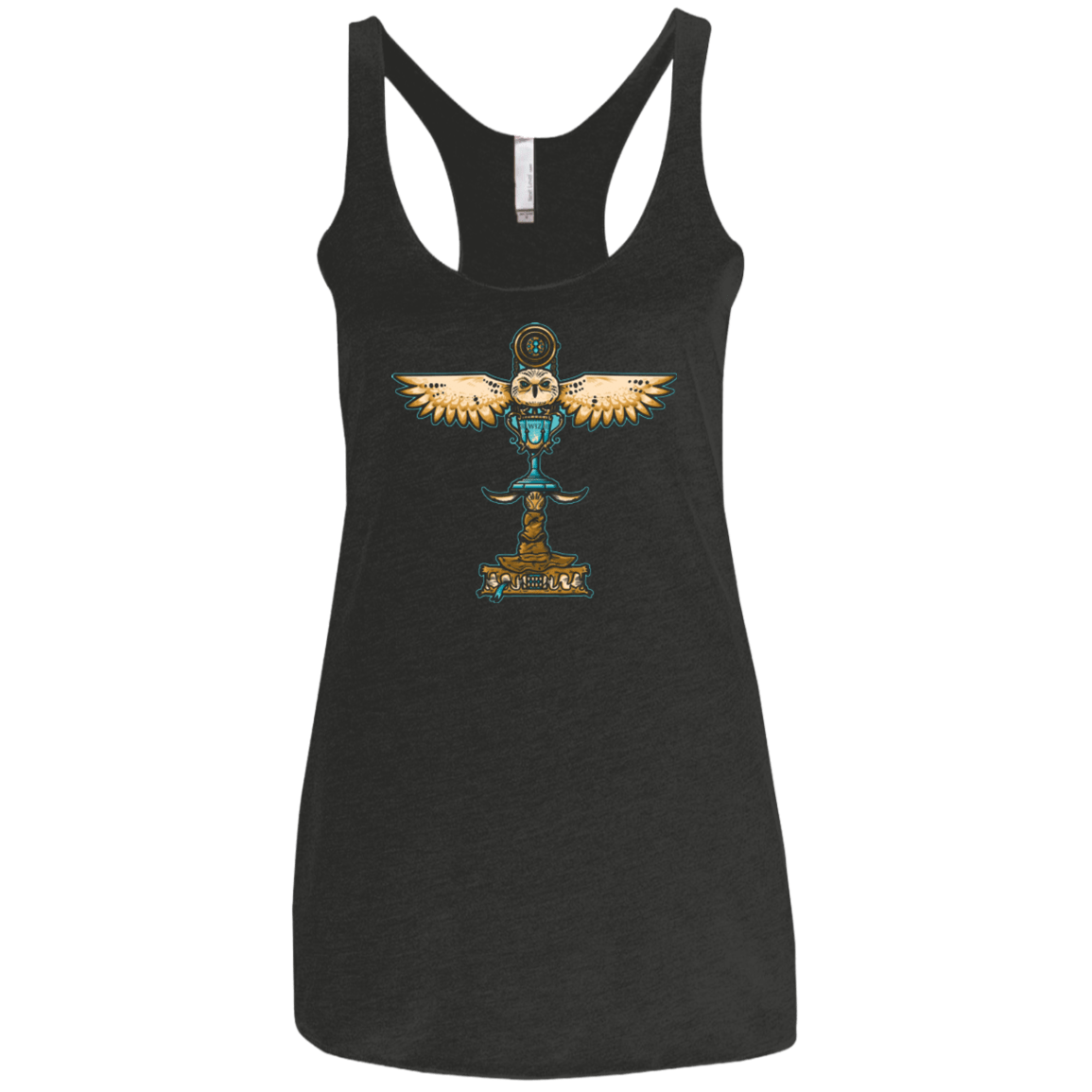 T-Shirts Vintage Black / X-Small MAGIC TOTEM Women's Triblend Racerback Tank