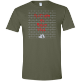 T-Shirts Military Green / S Magic Wall Men's Semi-Fitted Softstyle