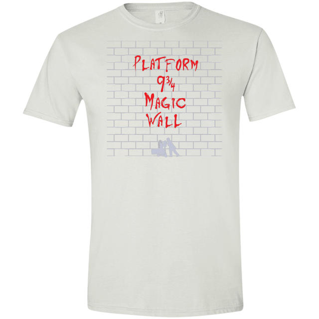 T-Shirts White / X-Small Magic Wall Men's Semi-Fitted Softstyle