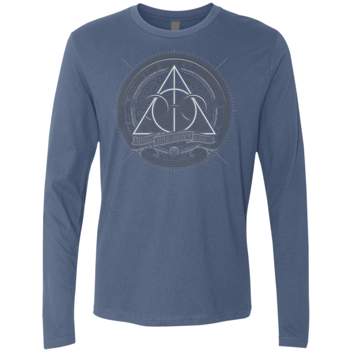 T-Shirts Indigo / Small Magic Will Never End Men's Premium Long Sleeve