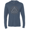 T-Shirts Indigo / X-Small Magic Will Never End Triblend Long Sleeve Hoodie Tee