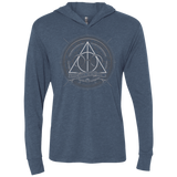 T-Shirts Indigo / X-Small Magic Will Never End Triblend Long Sleeve Hoodie Tee