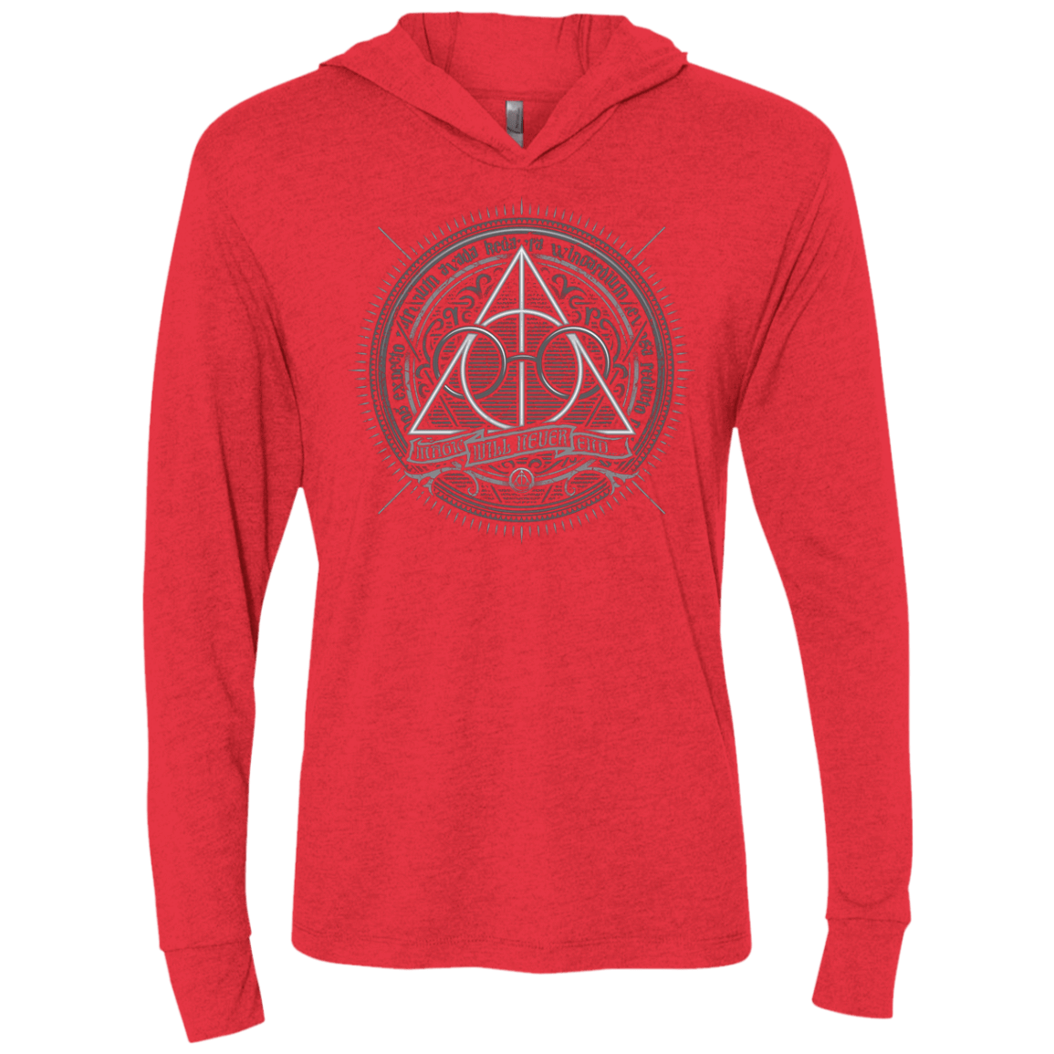 T-Shirts Vintage Red / X-Small Magic Will Never End Triblend Long Sleeve Hoodie Tee