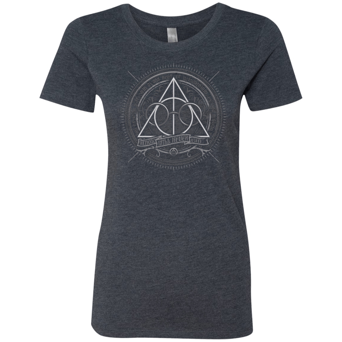 T-Shirts Vintage Navy / Small Magic Will Never End Women's Triblend T-Shirt