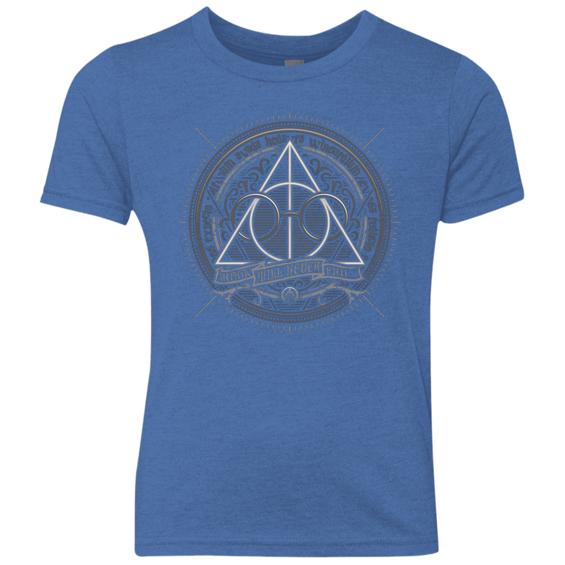 T-Shirts Vintage Royal / YXS Magic Will Never End Youth Triblend T-Shirt