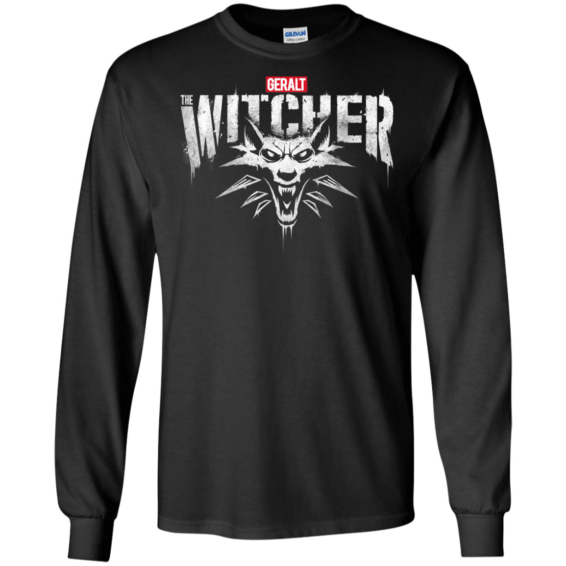 T-Shirts Black / S Magic Wolf Men's Long Sleeve T-Shirt