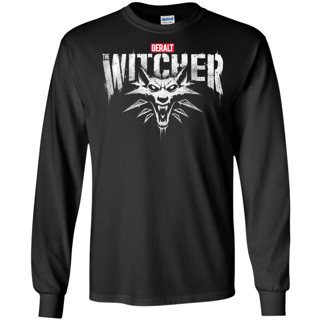 T-Shirts Black / S Magic Wolf Men's Long Sleeve T-Shirt