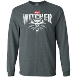 T-Shirts Dark Heather / S Magic Wolf Men's Long Sleeve T-Shirt