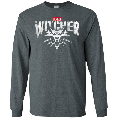 T-Shirts Dark Heather / S Magic Wolf Men's Long Sleeve T-Shirt