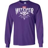 T-Shirts Purple / S Magic Wolf Men's Long Sleeve T-Shirt