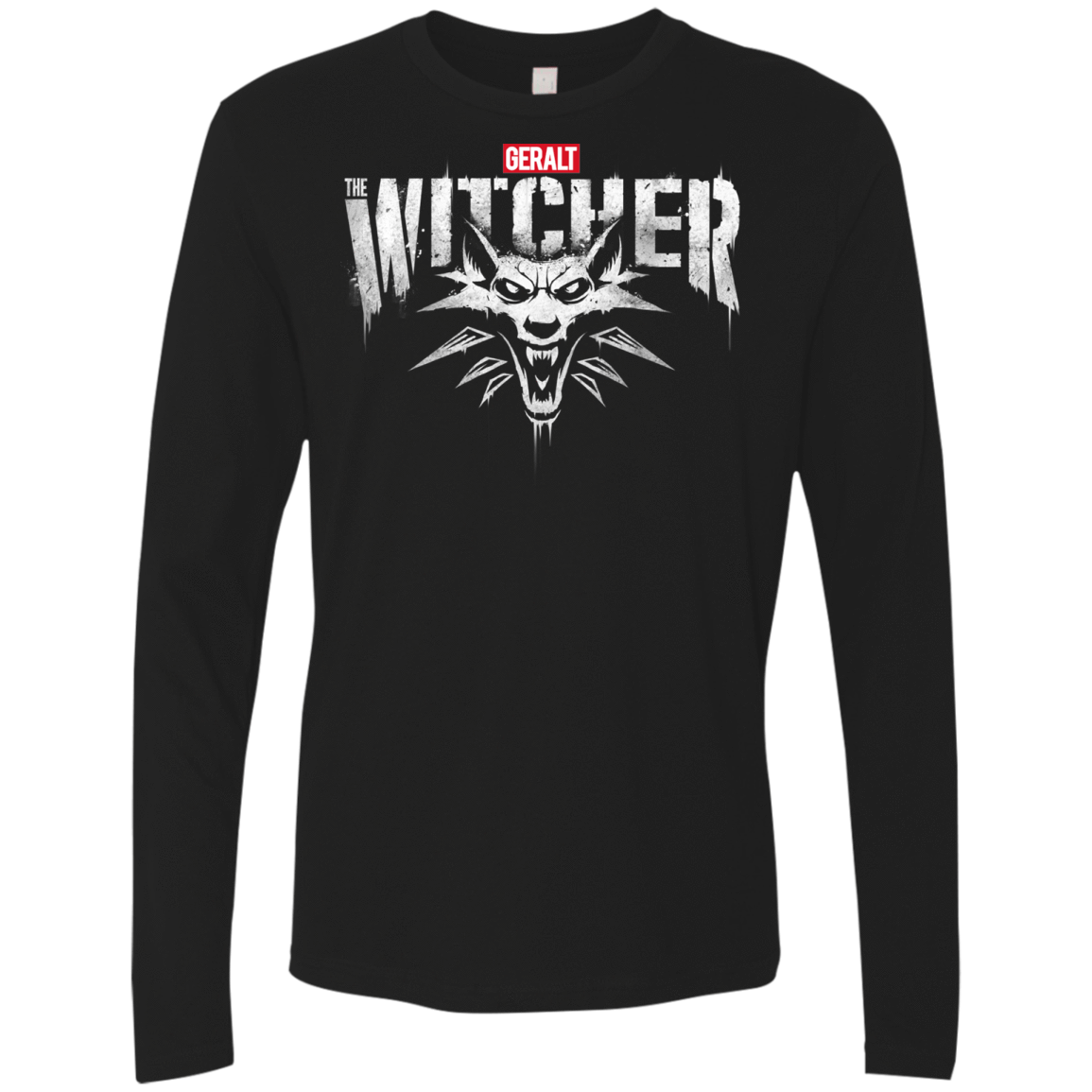 T-Shirts Black / S Magic Wolf Men's Premium Long Sleeve