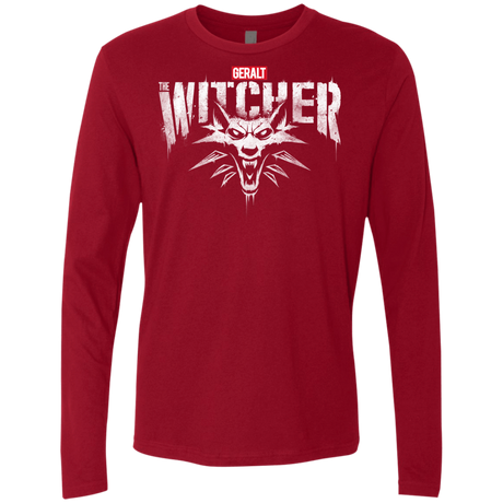 T-Shirts Cardinal / S Magic Wolf Men's Premium Long Sleeve
