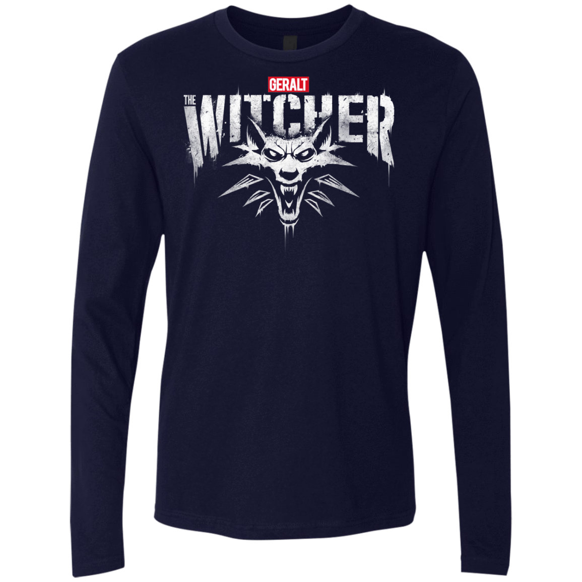 T-Shirts Midnight Navy / S Magic Wolf Men's Premium Long Sleeve