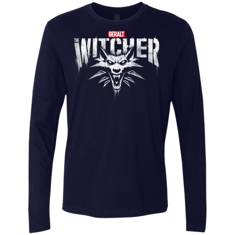 T-Shirts Midnight Navy / S Magic Wolf Men's Premium Long Sleeve