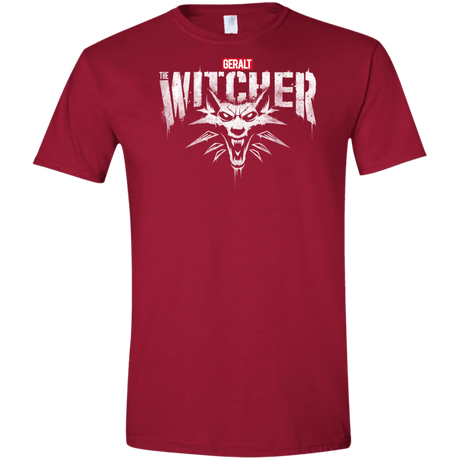 T-Shirts Cardinal Red / S Magic Wolf Men's Semi-Fitted Softstyle