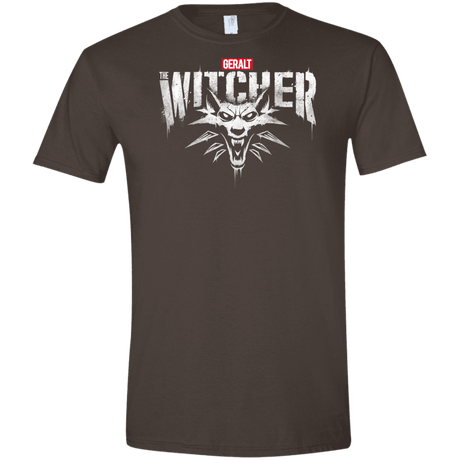 T-Shirts Dark Chocolate / S Magic Wolf Men's Semi-Fitted Softstyle