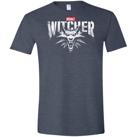 T-Shirts Heather Navy / S Magic Wolf Men's Semi-Fitted Softstyle