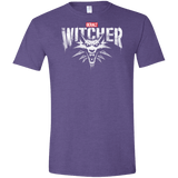 T-Shirts Heather Purple / S Magic Wolf Men's Semi-Fitted Softstyle
