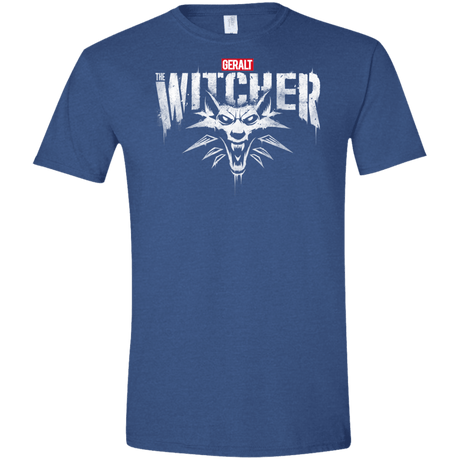 T-Shirts Heather Royal / X-Small Magic Wolf Men's Semi-Fitted Softstyle