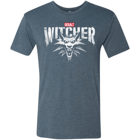 T-Shirts Indigo / S Magic Wolf Men's Triblend T-Shirt