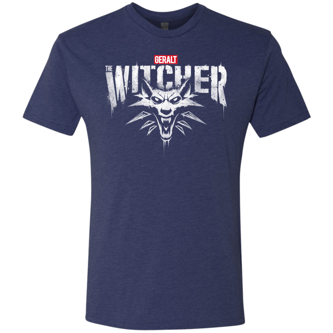 T-Shirts Vintage Navy / S Magic Wolf Men's Triblend T-Shirt