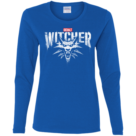 T-Shirts Royal / S Magic Wolf Women's Long Sleeve T-Shirt