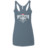 T-Shirts Indigo / X-Small Magic Wolf Women's Triblend Racerback Tank
